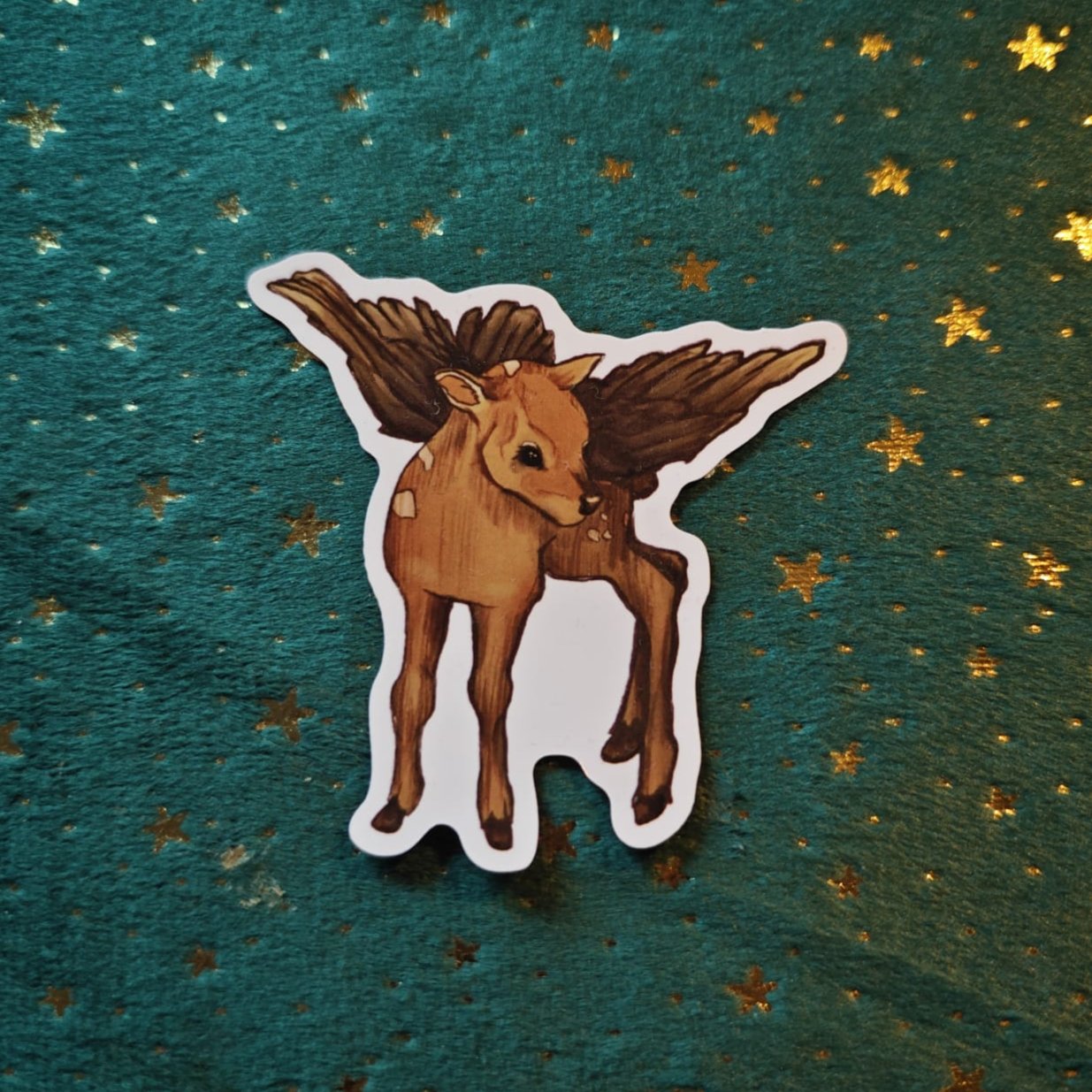 Flying Fawn/Deer - Sticker