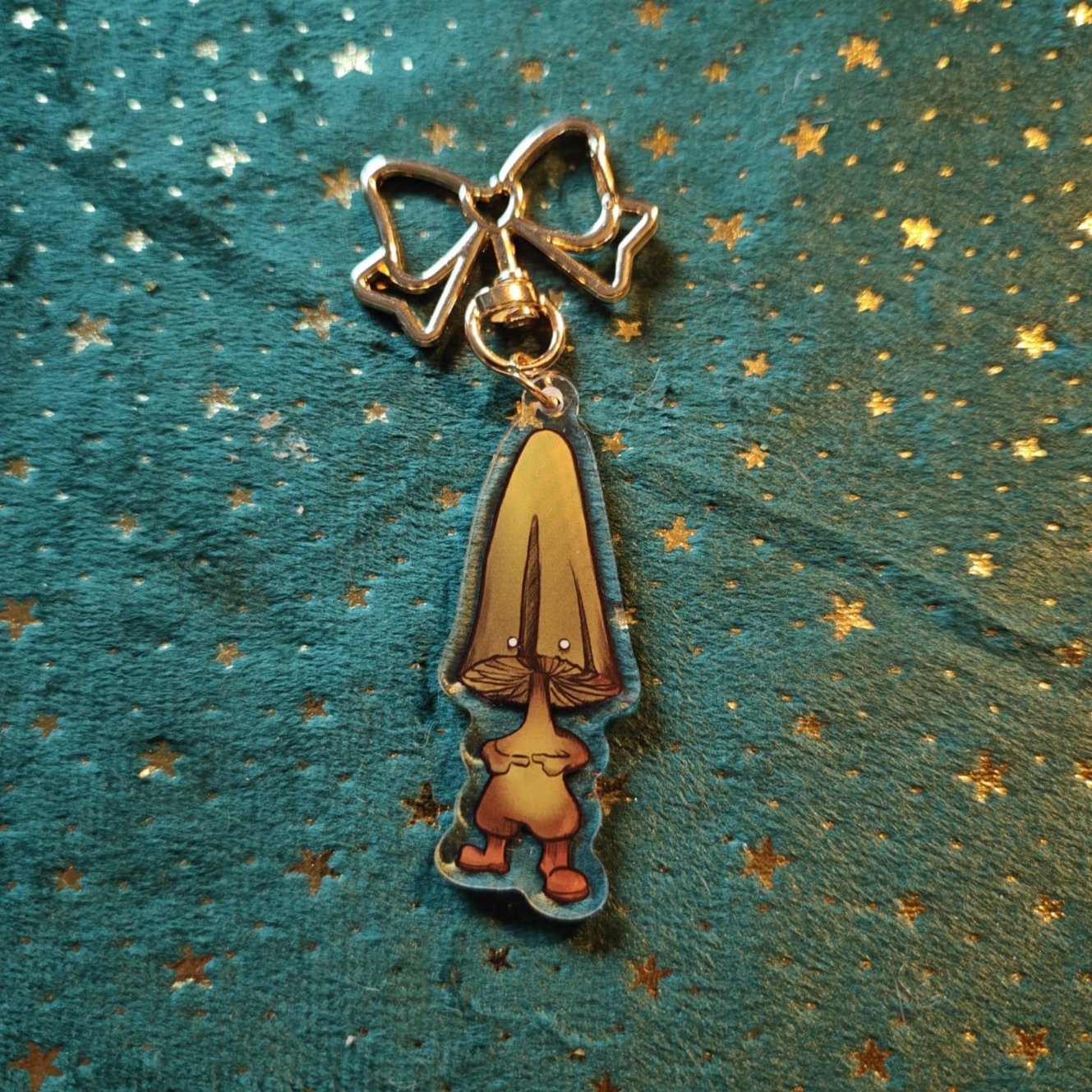 Mushroom Guy Keychain